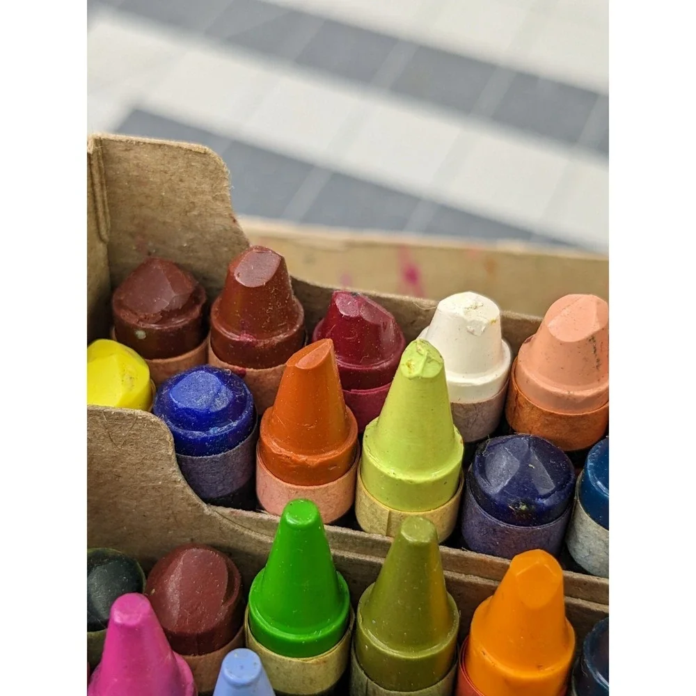 Crayola Crayon Lot Vintage 48 64‎ Set 1988 1994